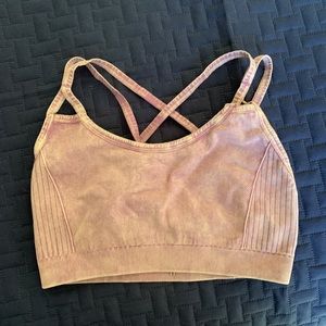Peloton Mauve Sports Bra